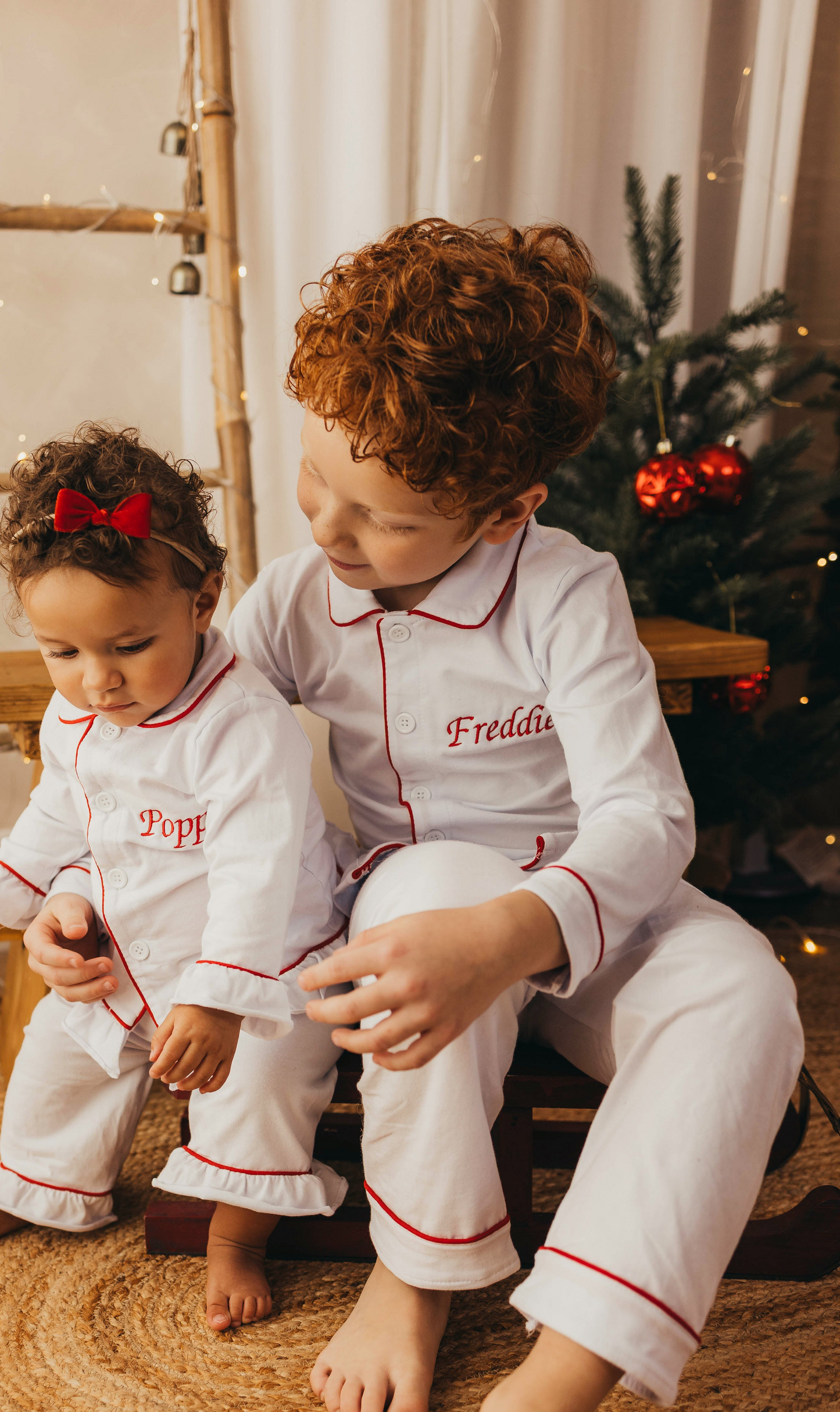 Boys Red Lined Pyjamas