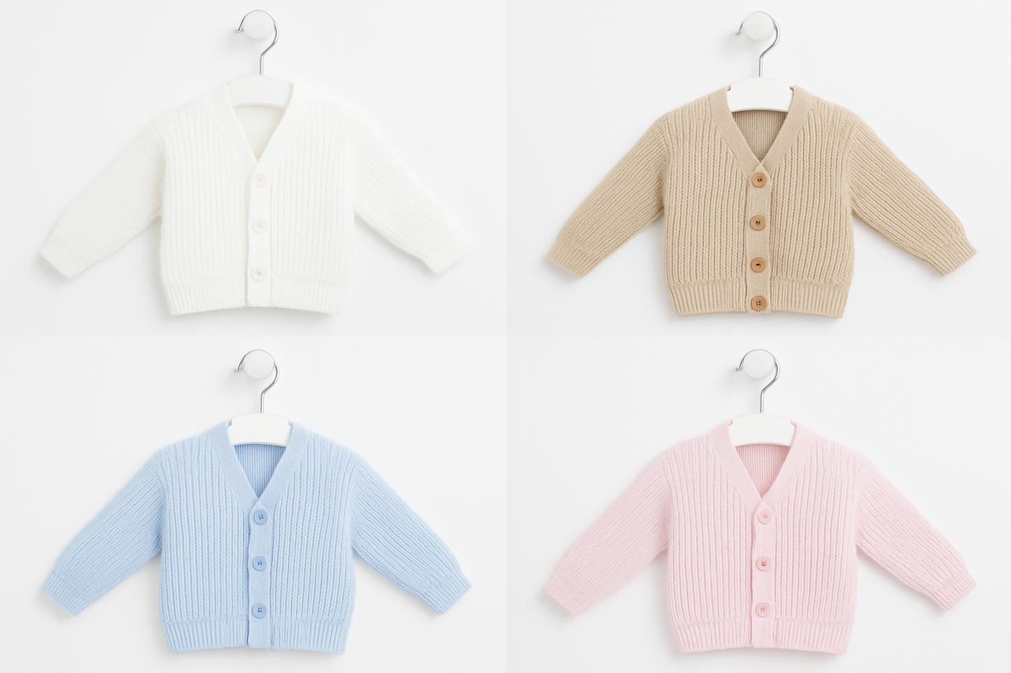 Baby Rib Knit Cardigan