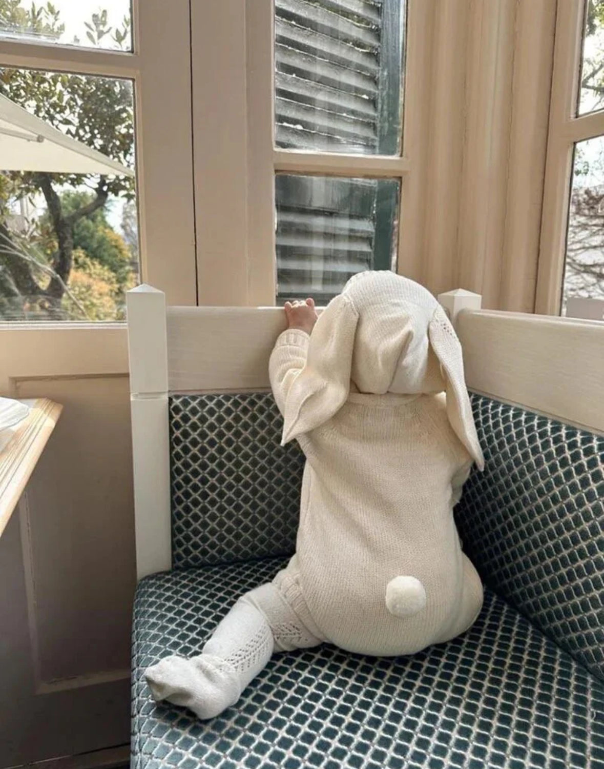 Knit Bunny Bodysuit