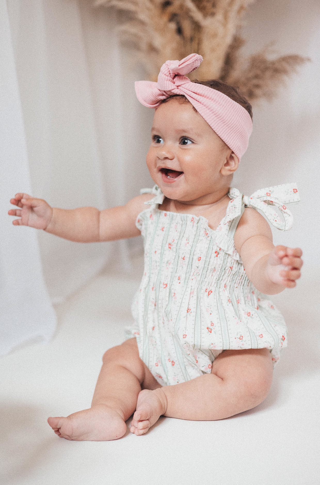 Floral Print Romper