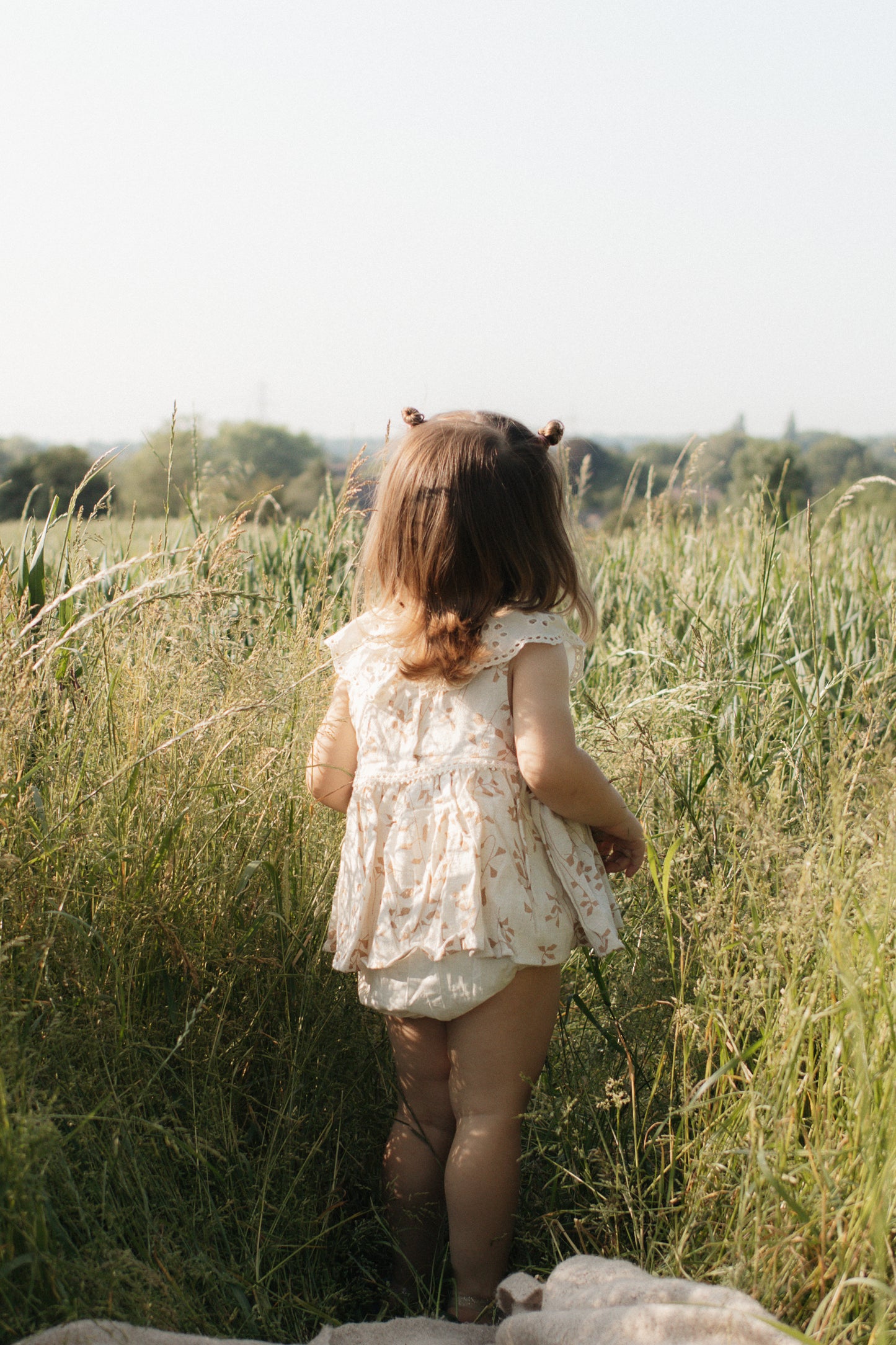 Vintage Lace Collar Romper