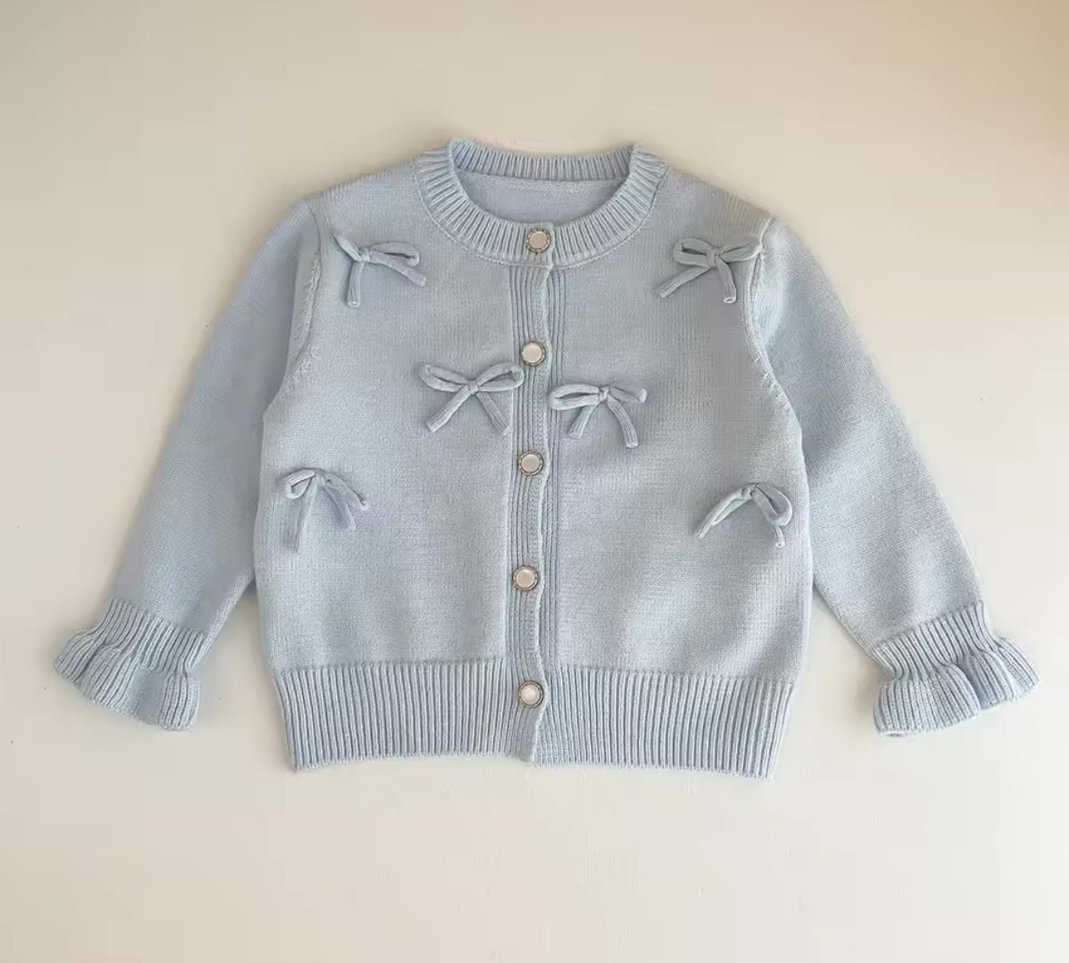 PASTEL BOW CARDIGANS