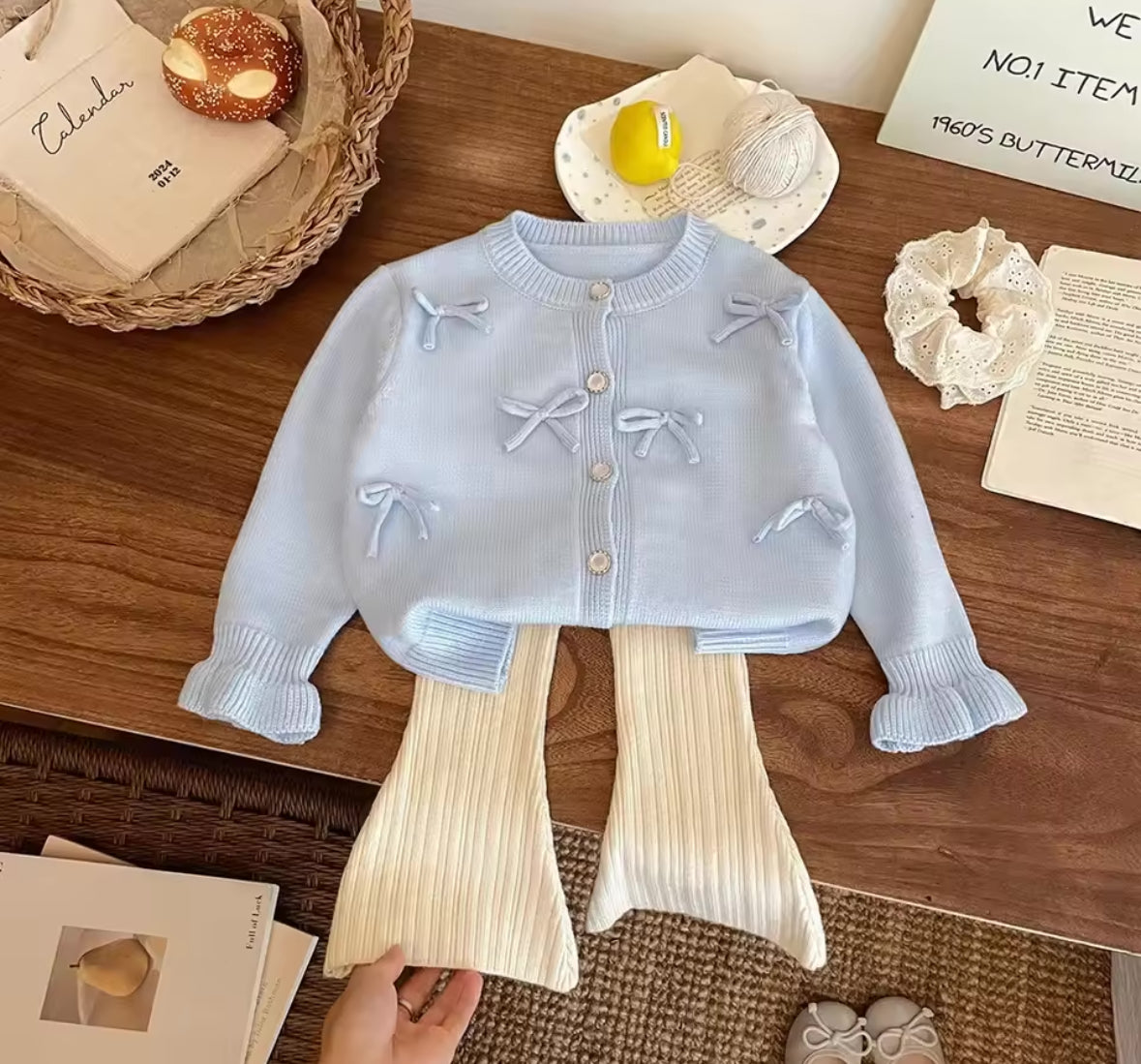 PASTEL BOW CARDIGANS