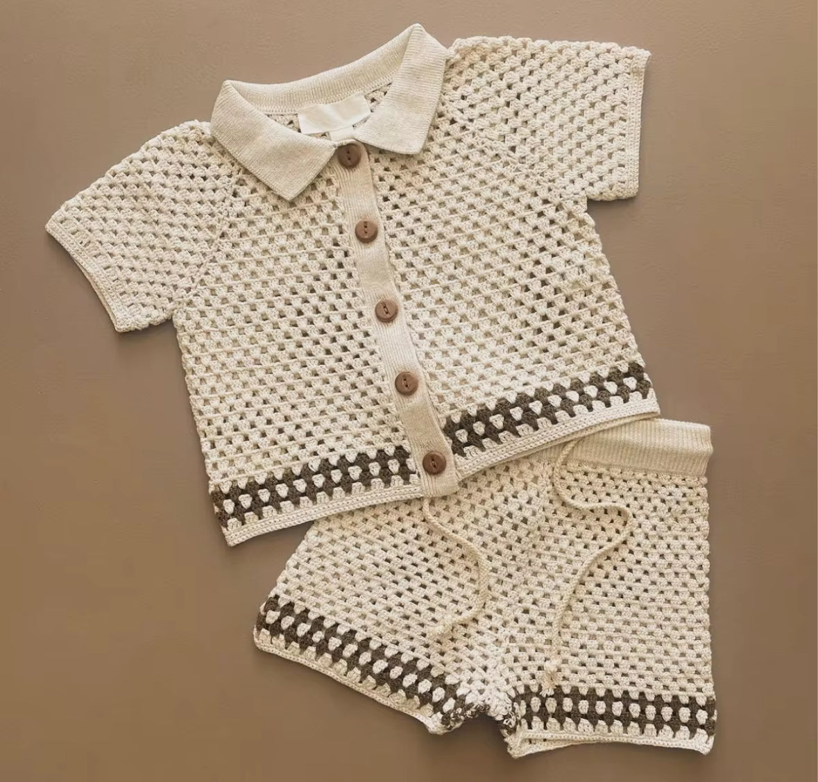 Crochet Two Piece Set