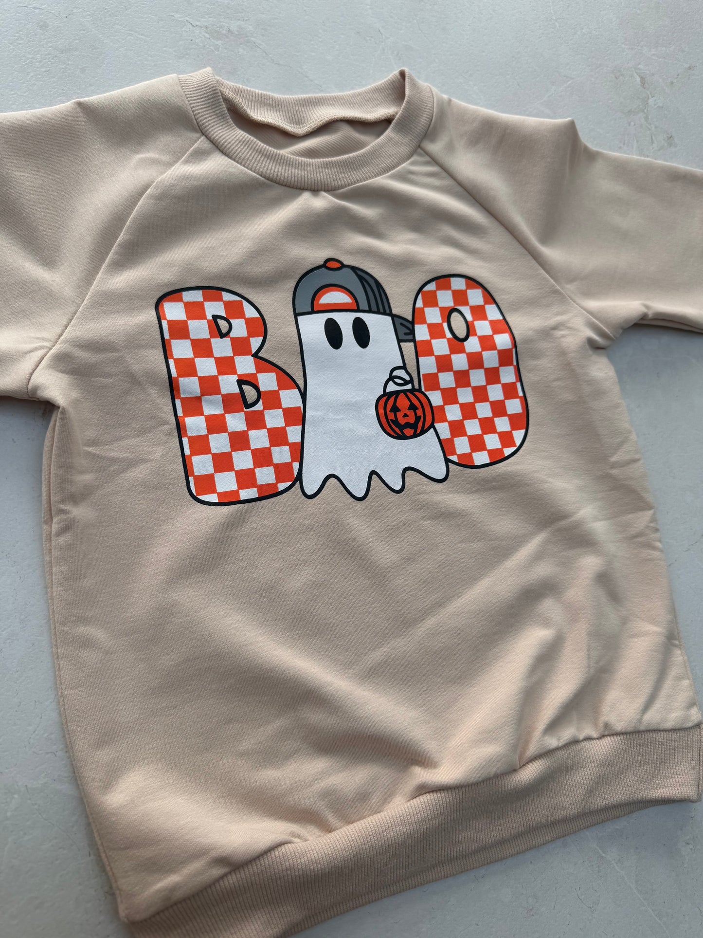 Check Boo Sweatshirt