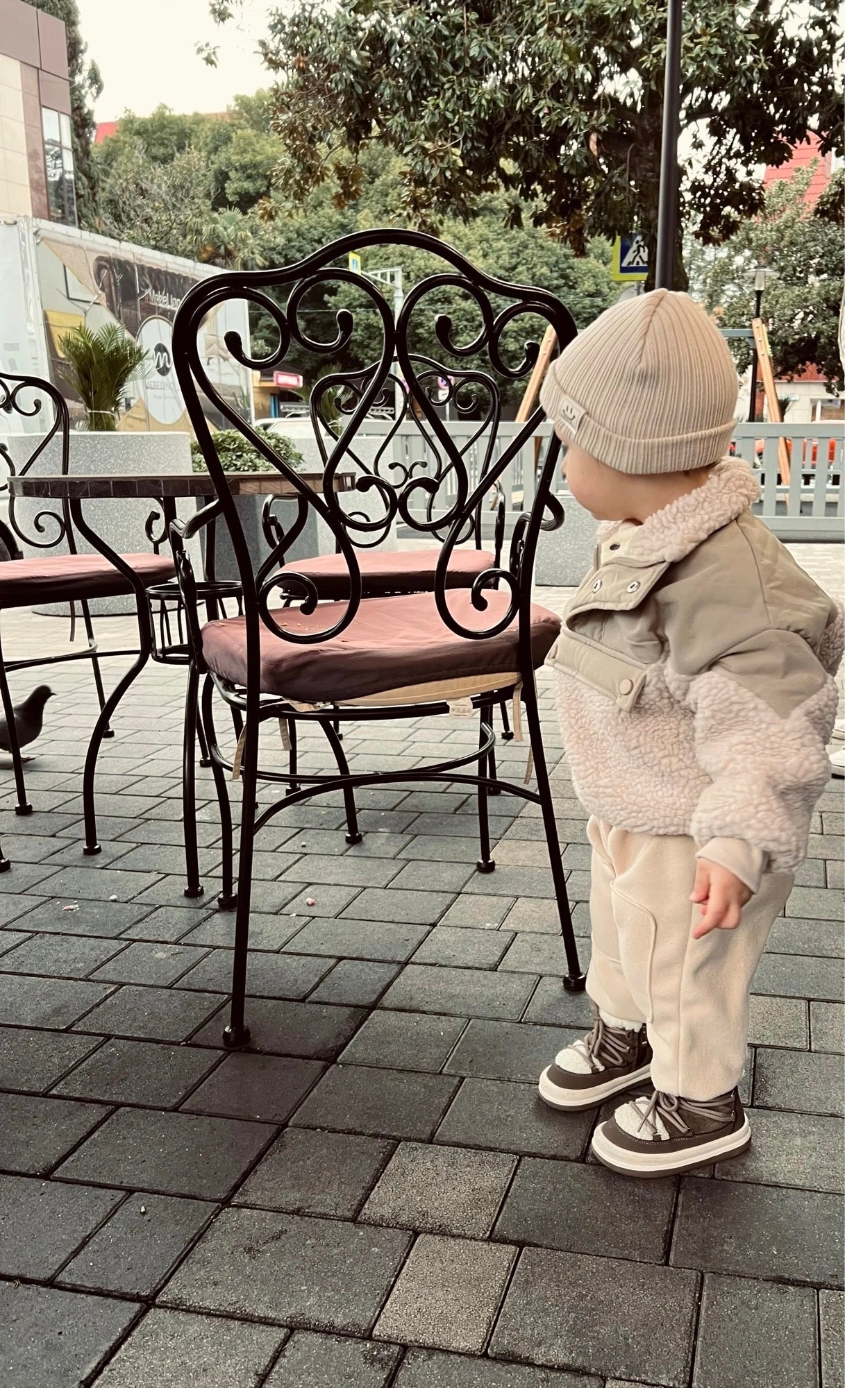FLEECE SHEARLING JACKET
