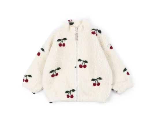 Cherry Teddy Jacket