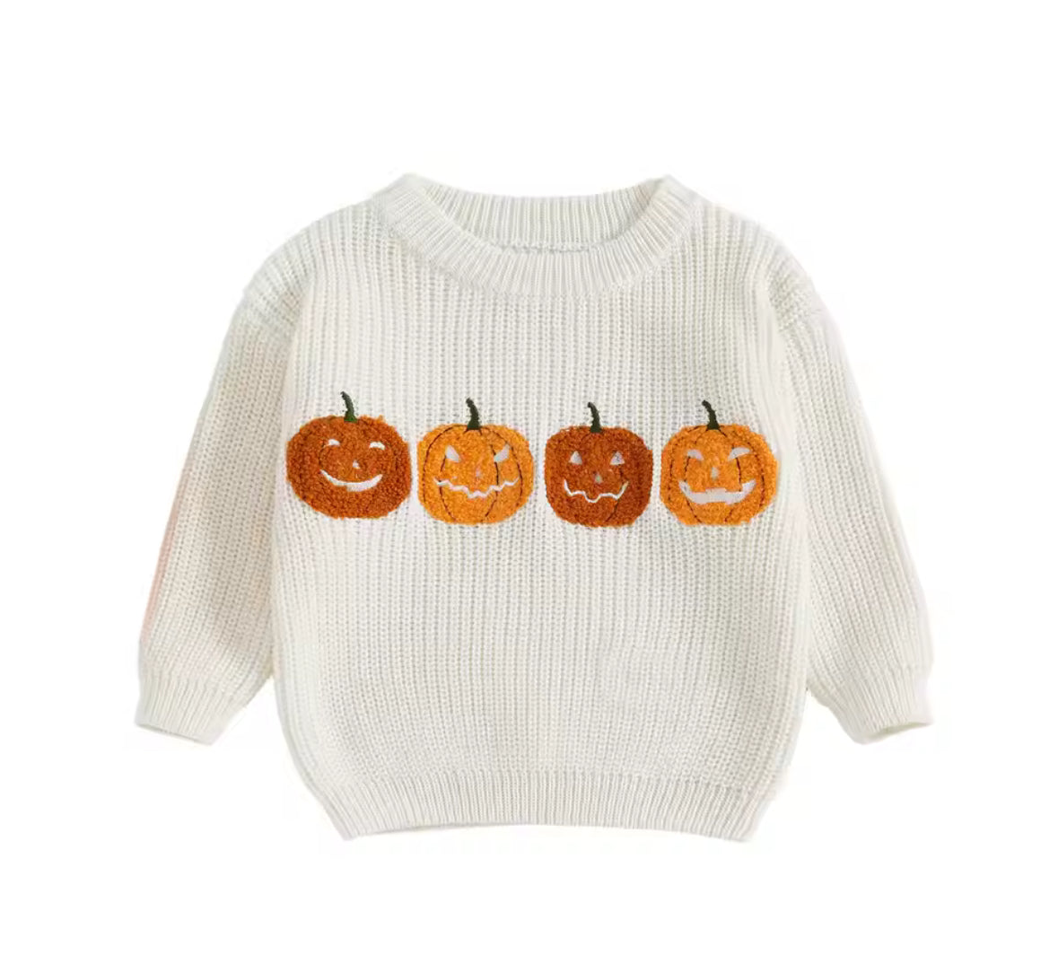 Pumpkin Quad Knit Jumper