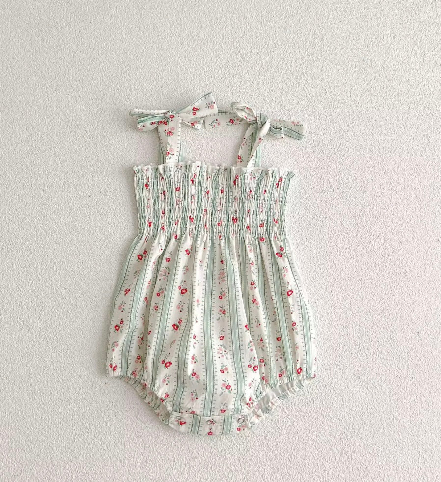 Floral Print Romper