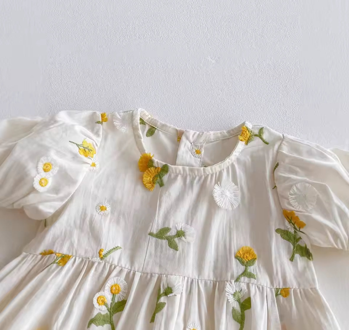 Floral Embroidered Romper