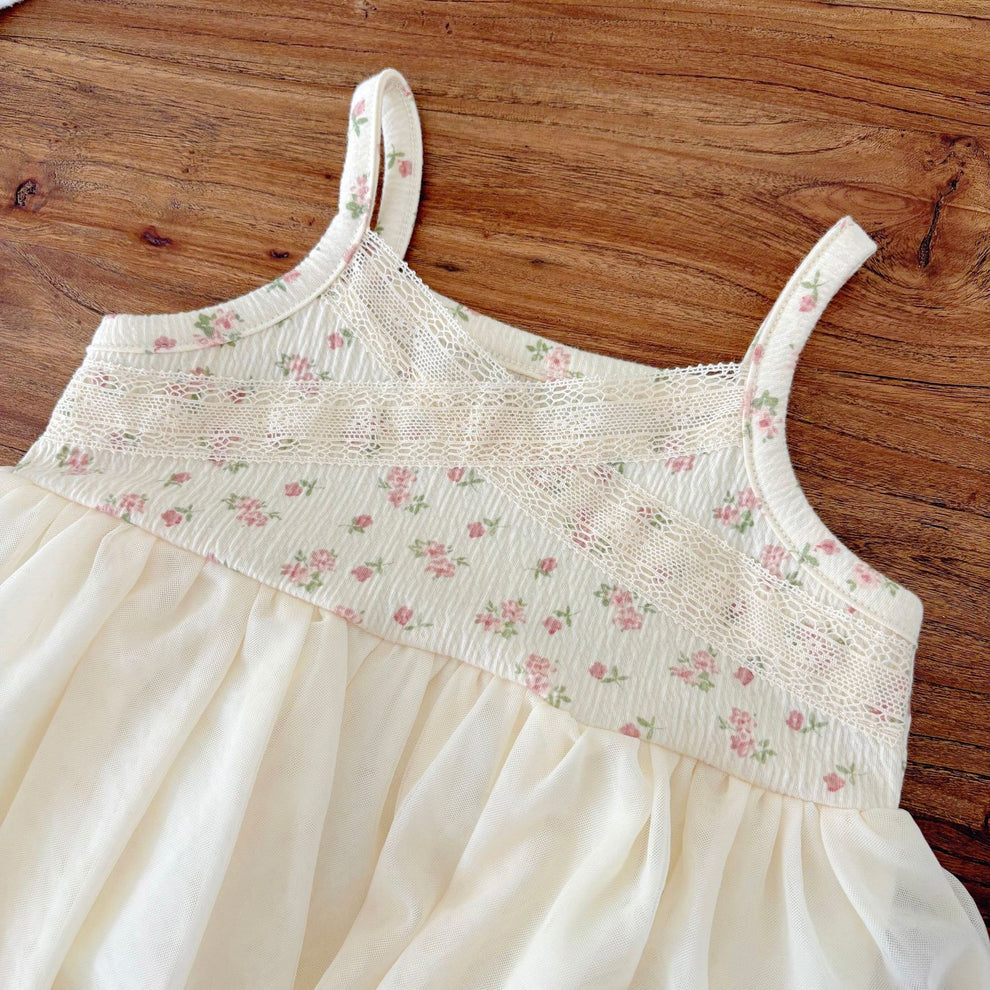 Lace Cami Floral Romper
