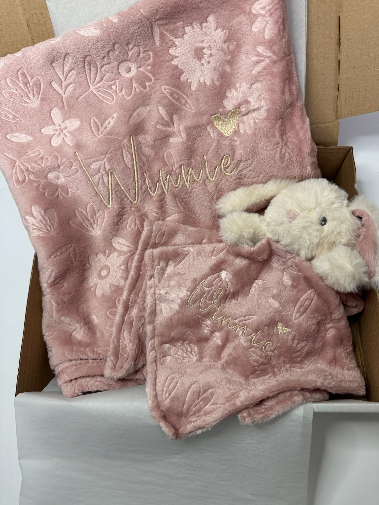 Blanket & Comforter Gift Set Personalised