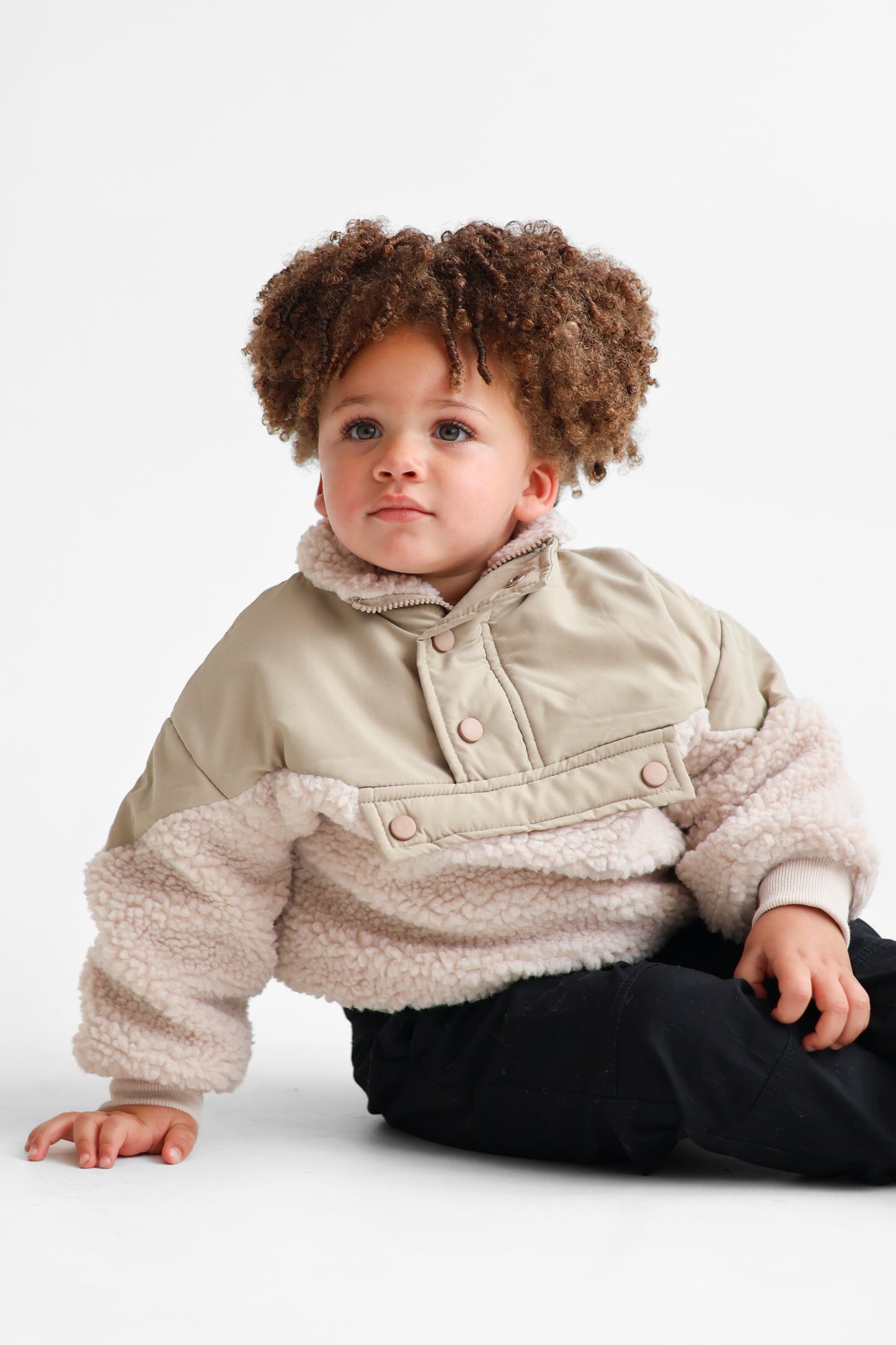 FLEECE SHEARLING JACKET