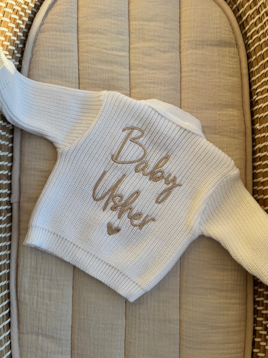 Baby Rib Knit Cardigan (4 Colours)