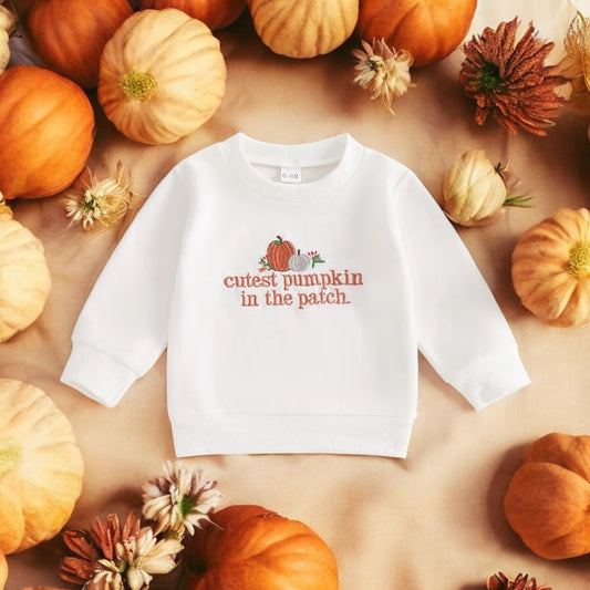 CUTEST PUMPKIN SWEATSHIRT (name personalization available)