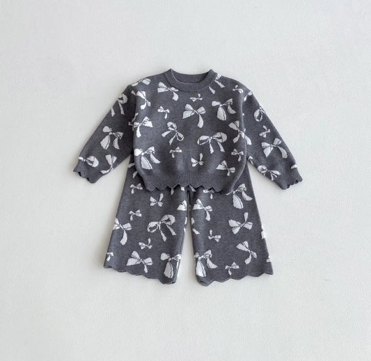 Grey Bow Set