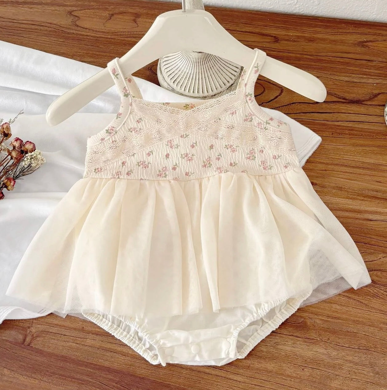 Lace Cami Floral Romper