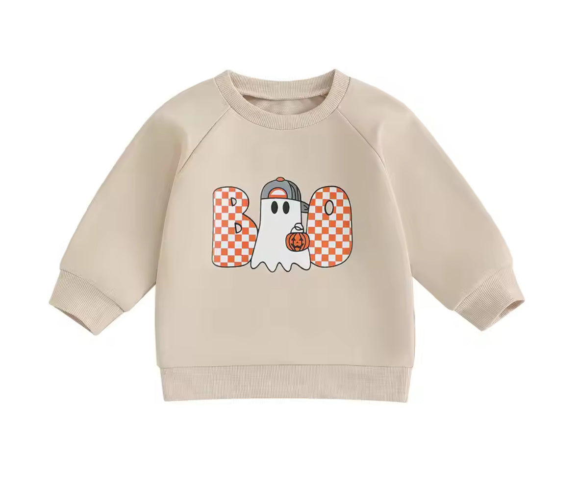 Check Boo Sweatshirt