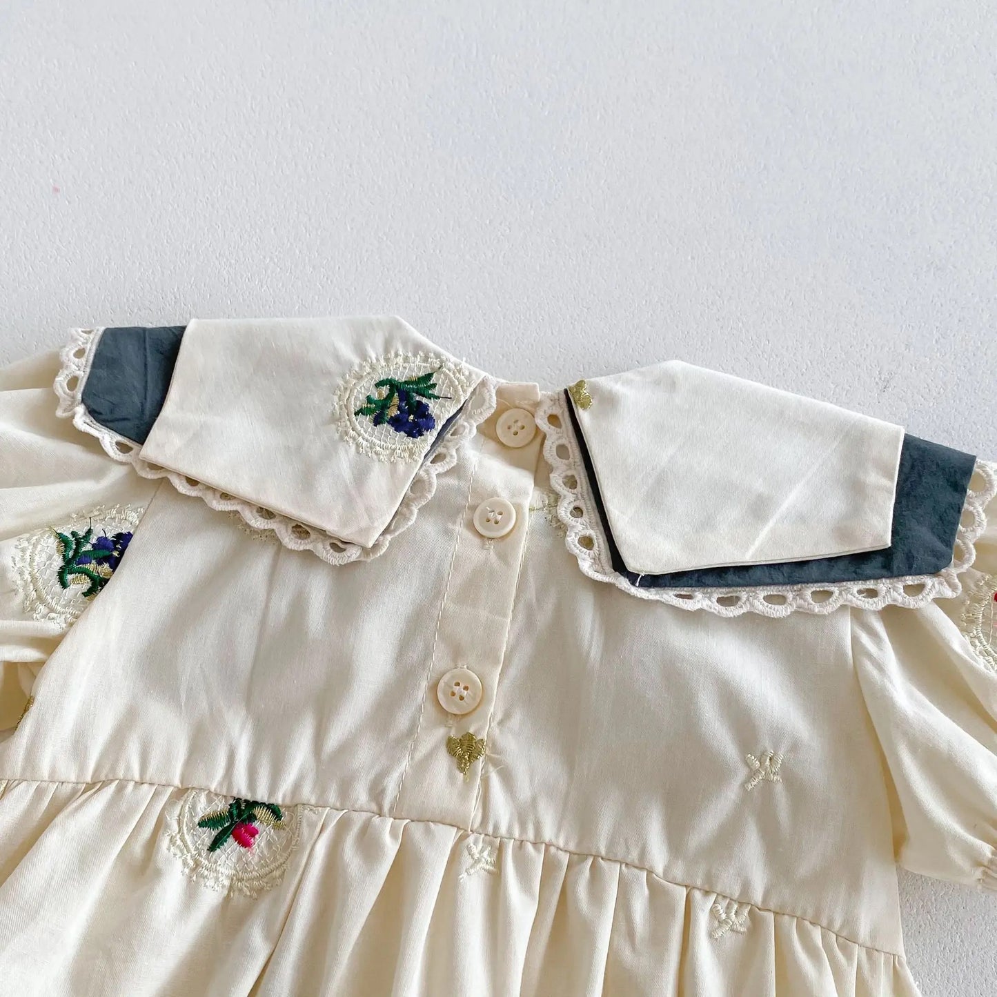 BOW COLLAR DRESS
