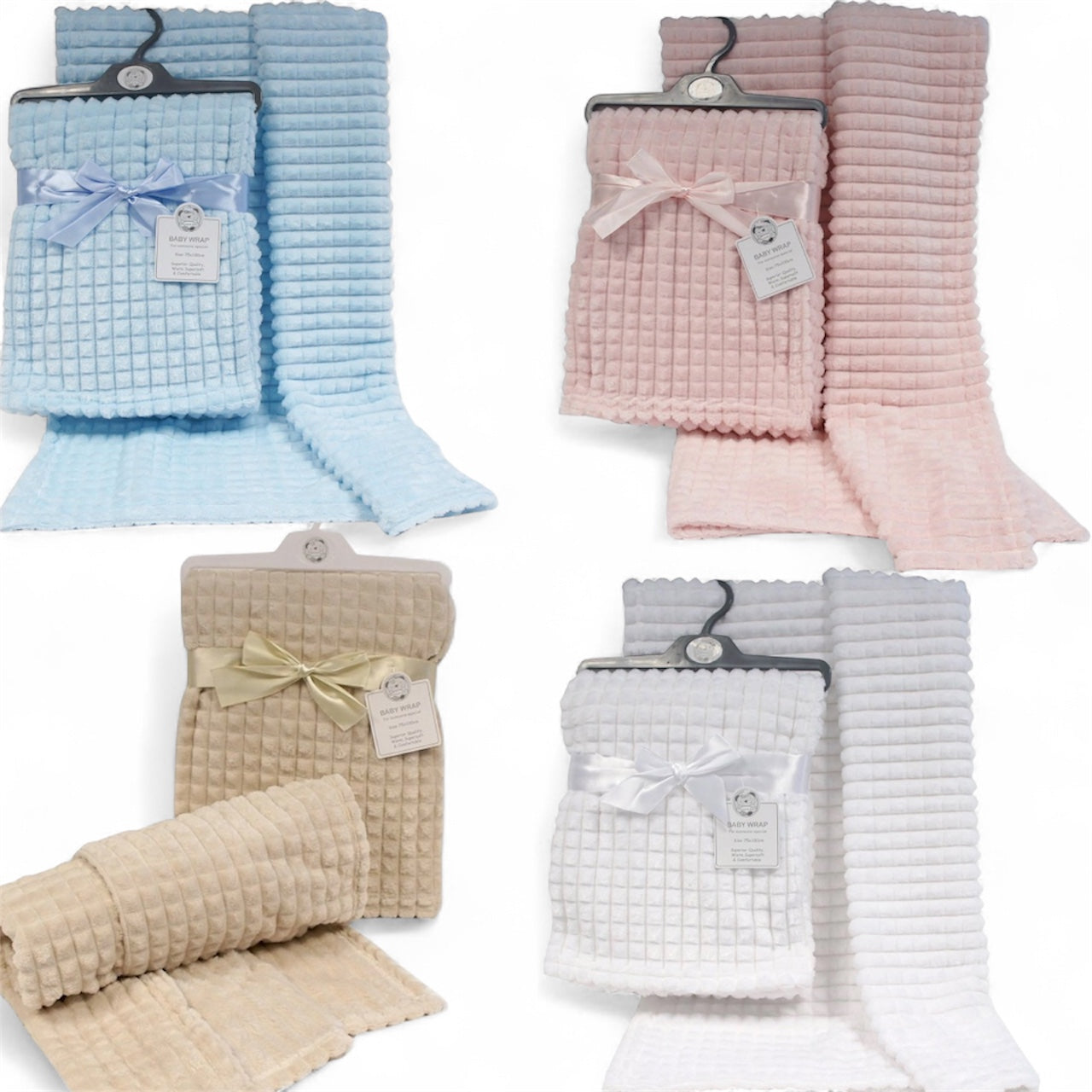 Personalised Soft Bubble Baby Blanket