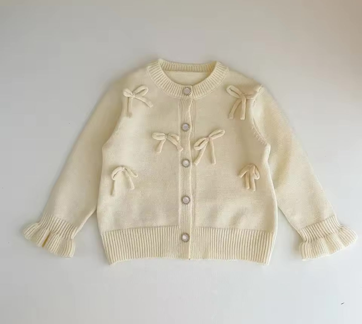PASTEL BOW CARDIGANS