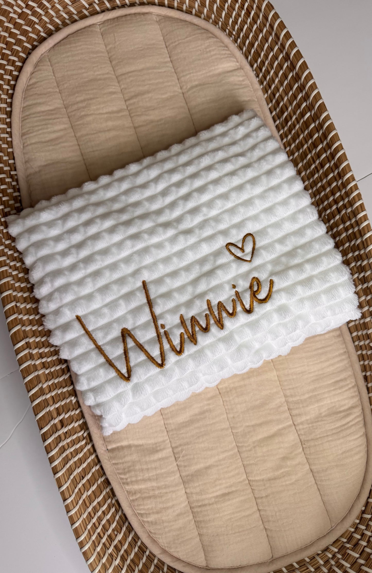 Personalised Soft Bubble Baby Blanket