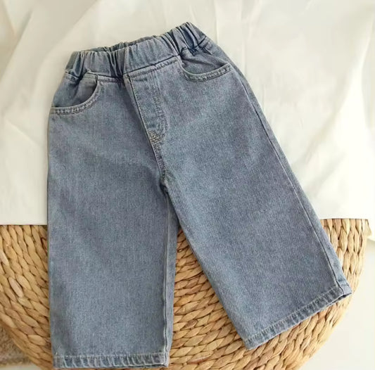Denim Straight Leg Jeans