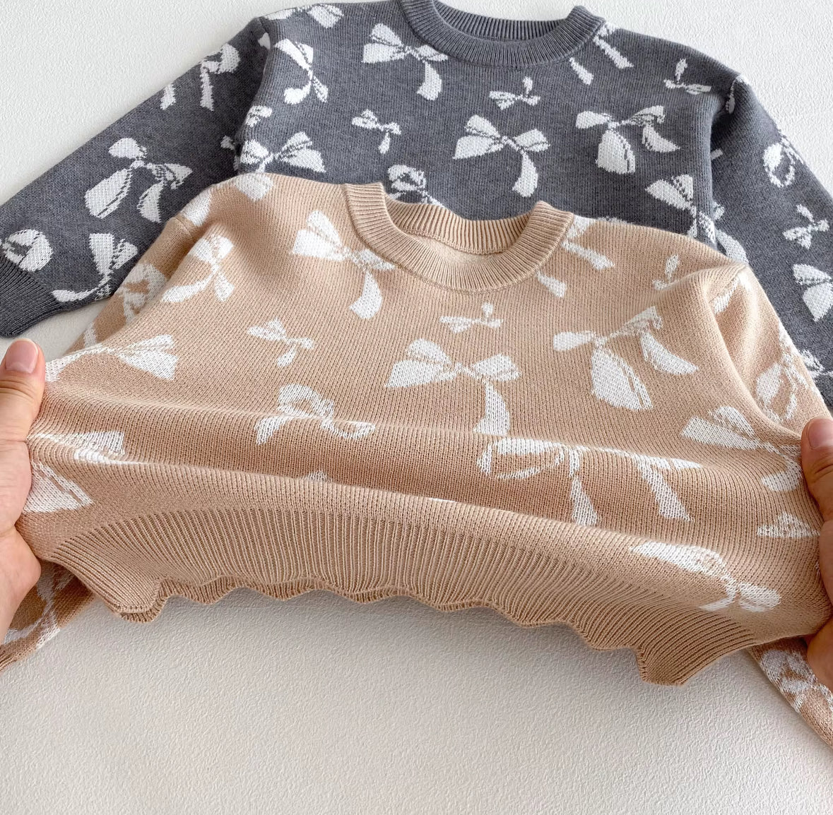 Grey Bow Set