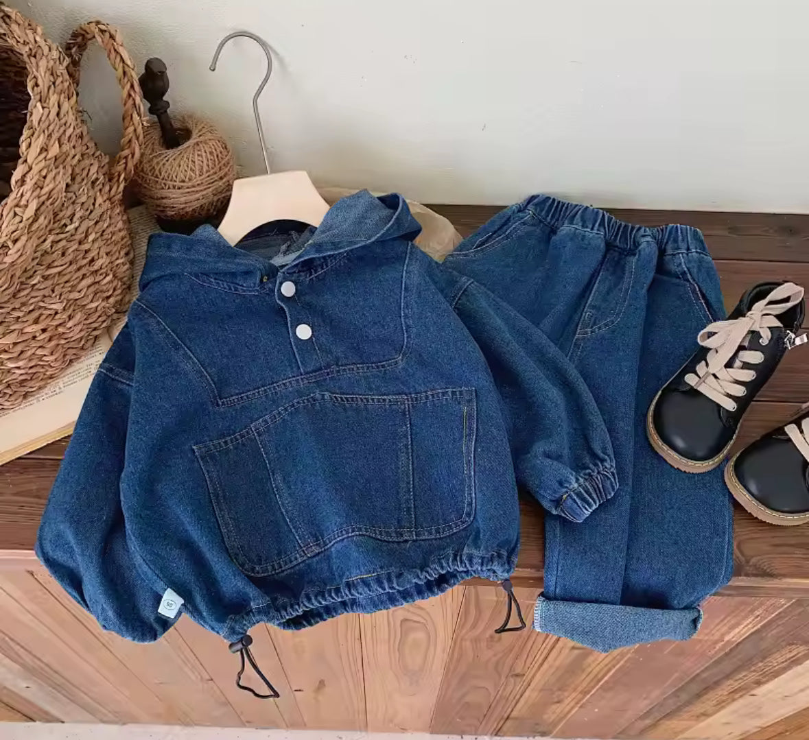 Denim Blue Co Ord
