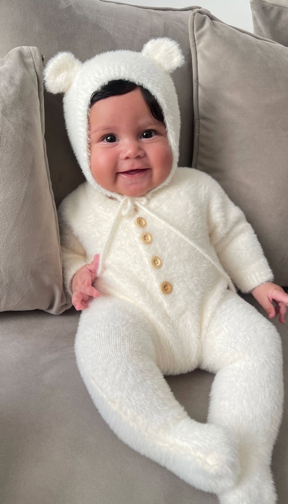 BEAR ONESIE & HAT