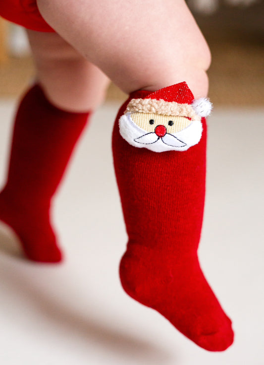 SANTA KNEE HIGH SOCKS