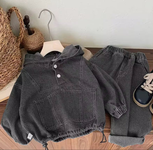 Denim Black Co Ord