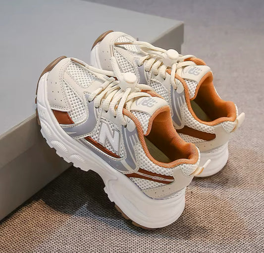 N Chunky Trainers Tan