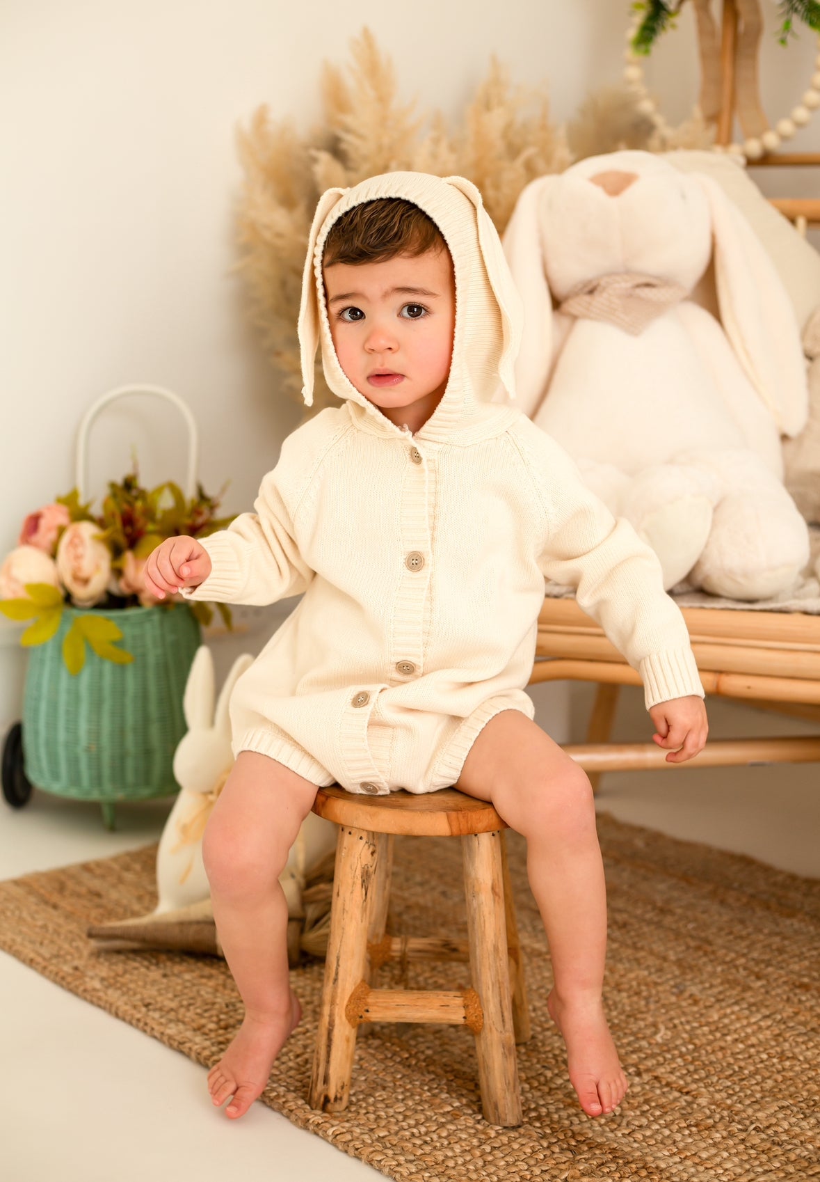 Knit Bunny Bodysuit