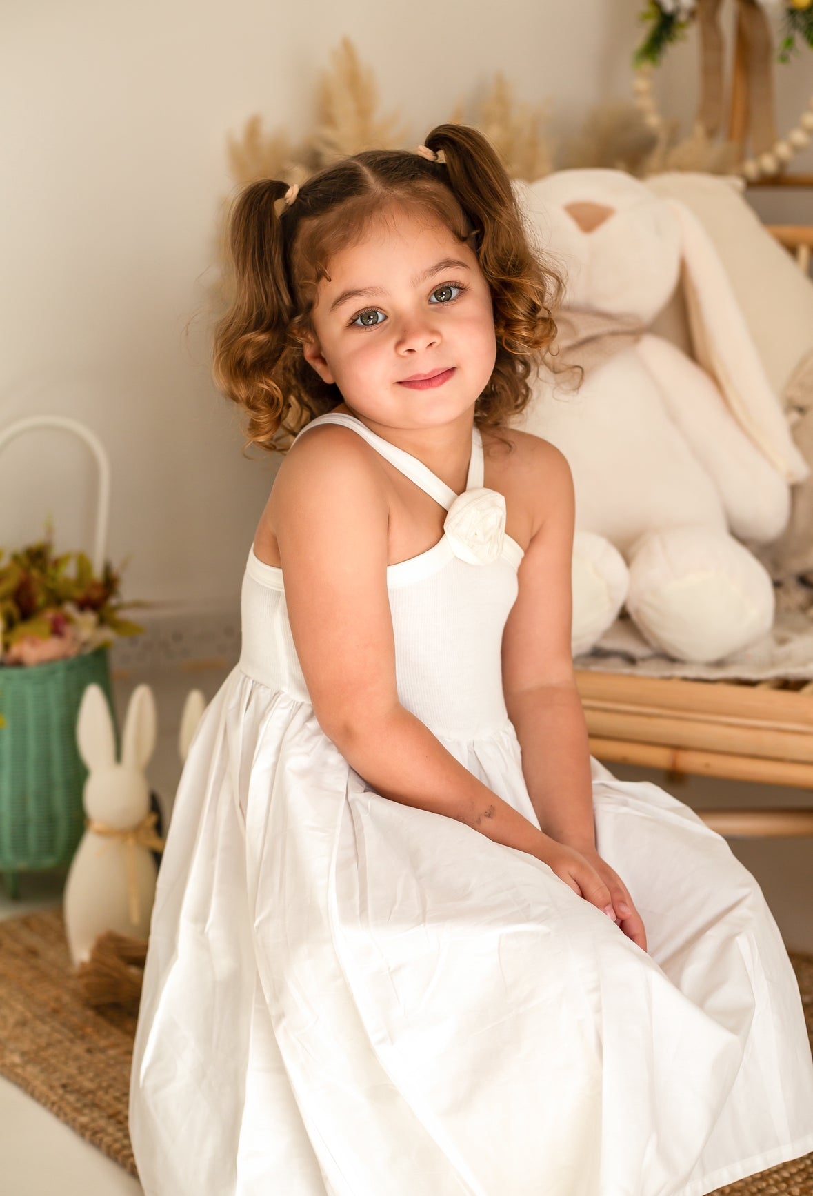 Rose Halter Neck Dress