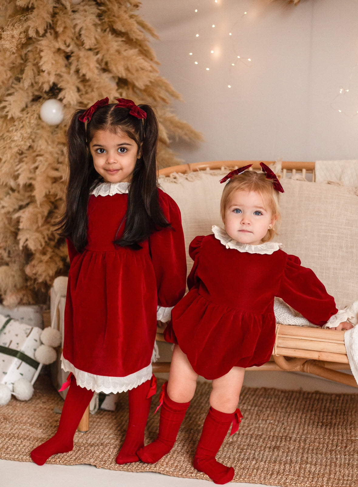 RED VELVET DRESS