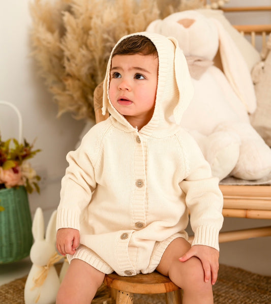 Knit Bunny Bodysuit