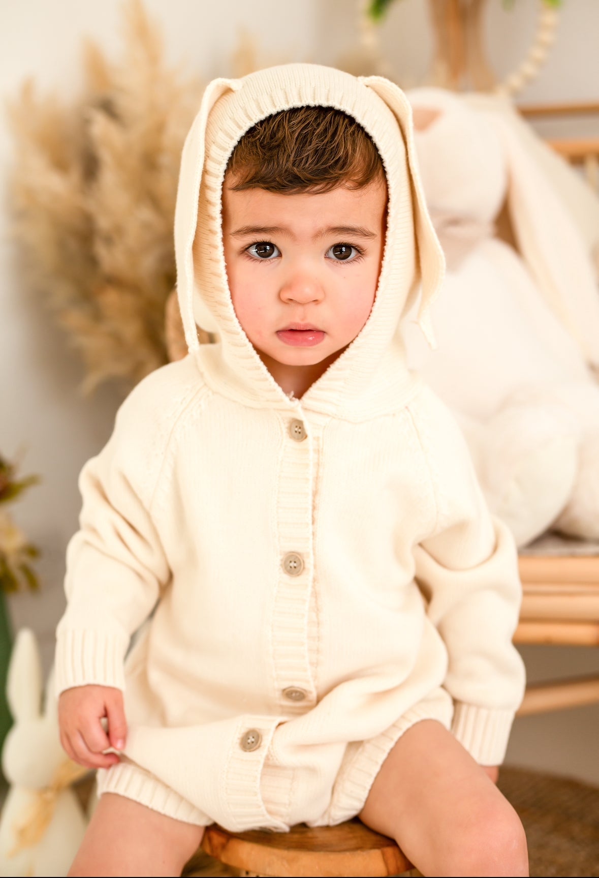 Knit Bunny Bodysuit