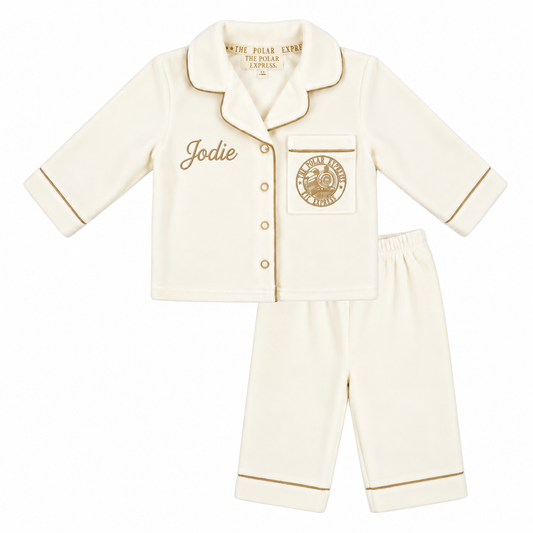 Personalised HB polar express PJs