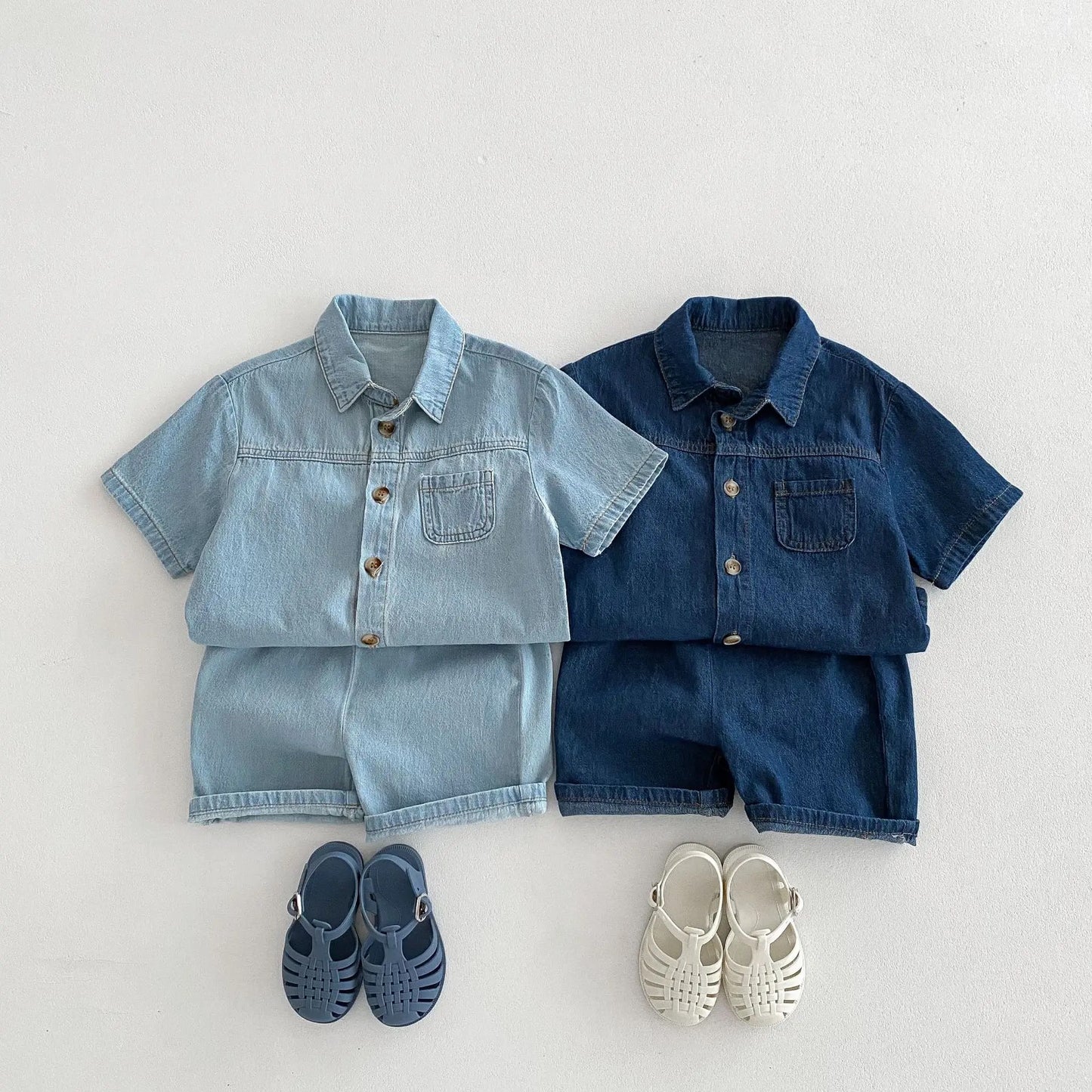 BLUE DENIM TWO PIECE
