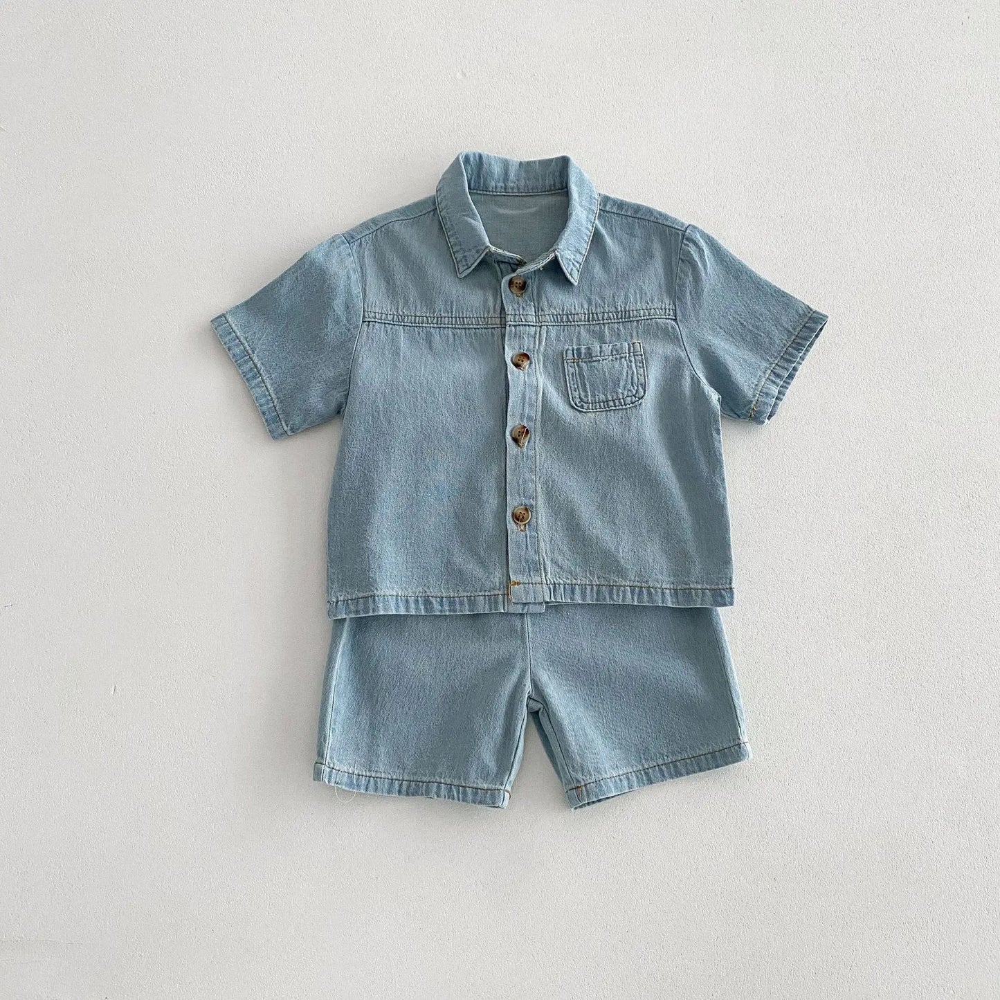 BLUE DENIM TWO PIECE