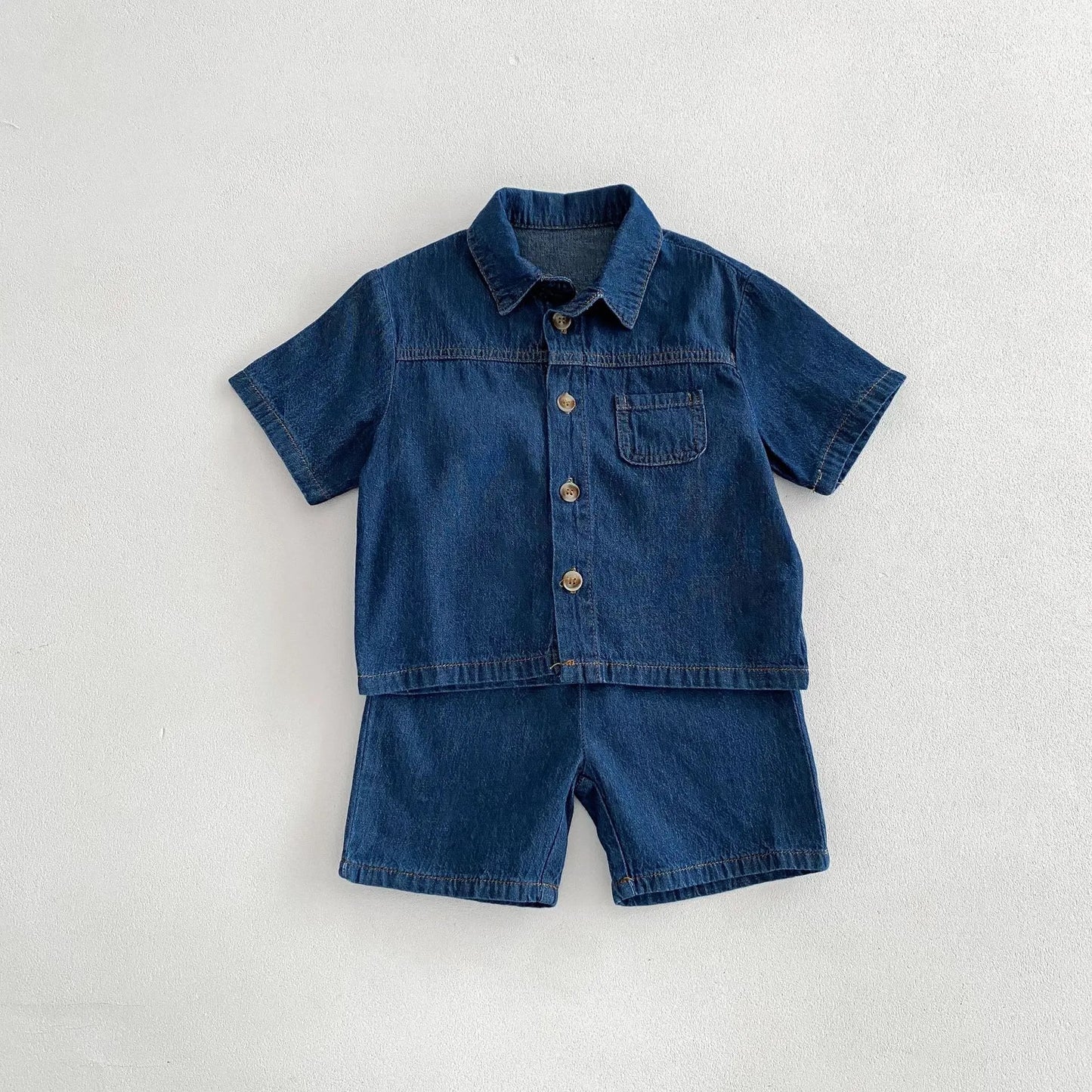 BLUE DENIM TWO PIECE