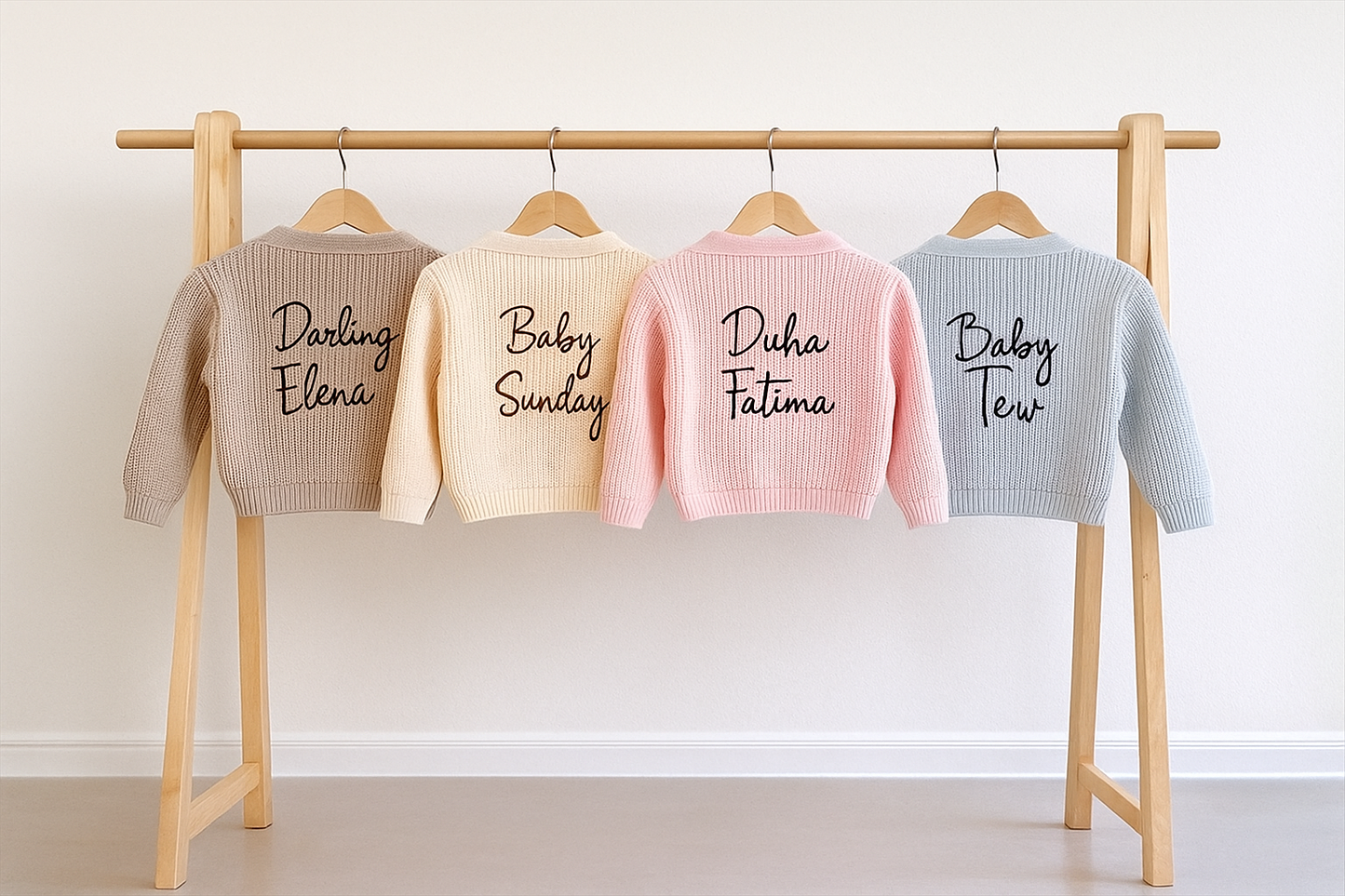 Baby Rib Knit Cardigan